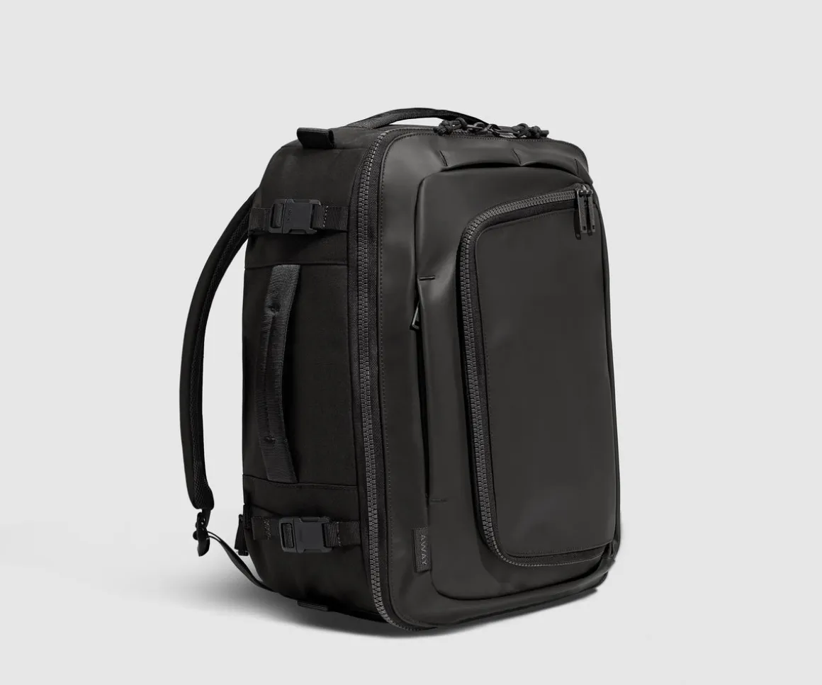 Active Convertible Backpack 25L in Jet Black