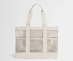 Beach Tote in Salt White