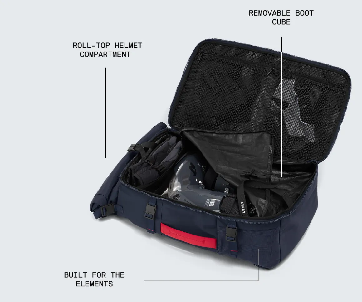 Carry-On Boot Bag 55L in Navy Blue