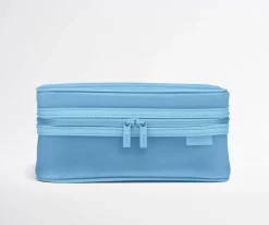 Clear Toiletry Bag in Opal Blue