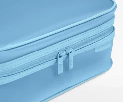 Clear Toiletry Bag in Opal Blue