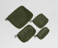 Compression Packing Cubes in Olive Green