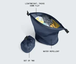 Dry Bag Duo in Navy Blue