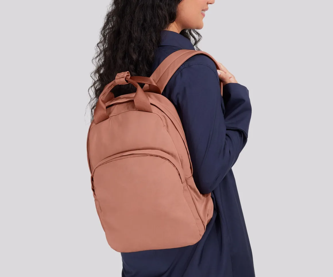 Featherlight Backpack in Clay Pink