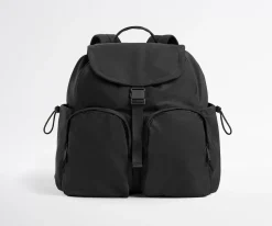 Featherlight Cargo Backpack in Jet Black