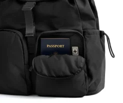 Featherlight Cargo Backpack in Jet Black