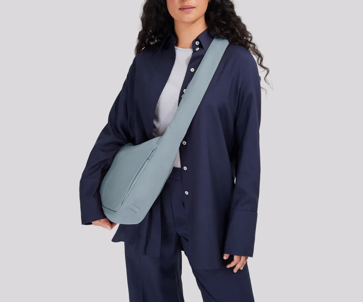 Featherlight Crossbody in Arctic Blue