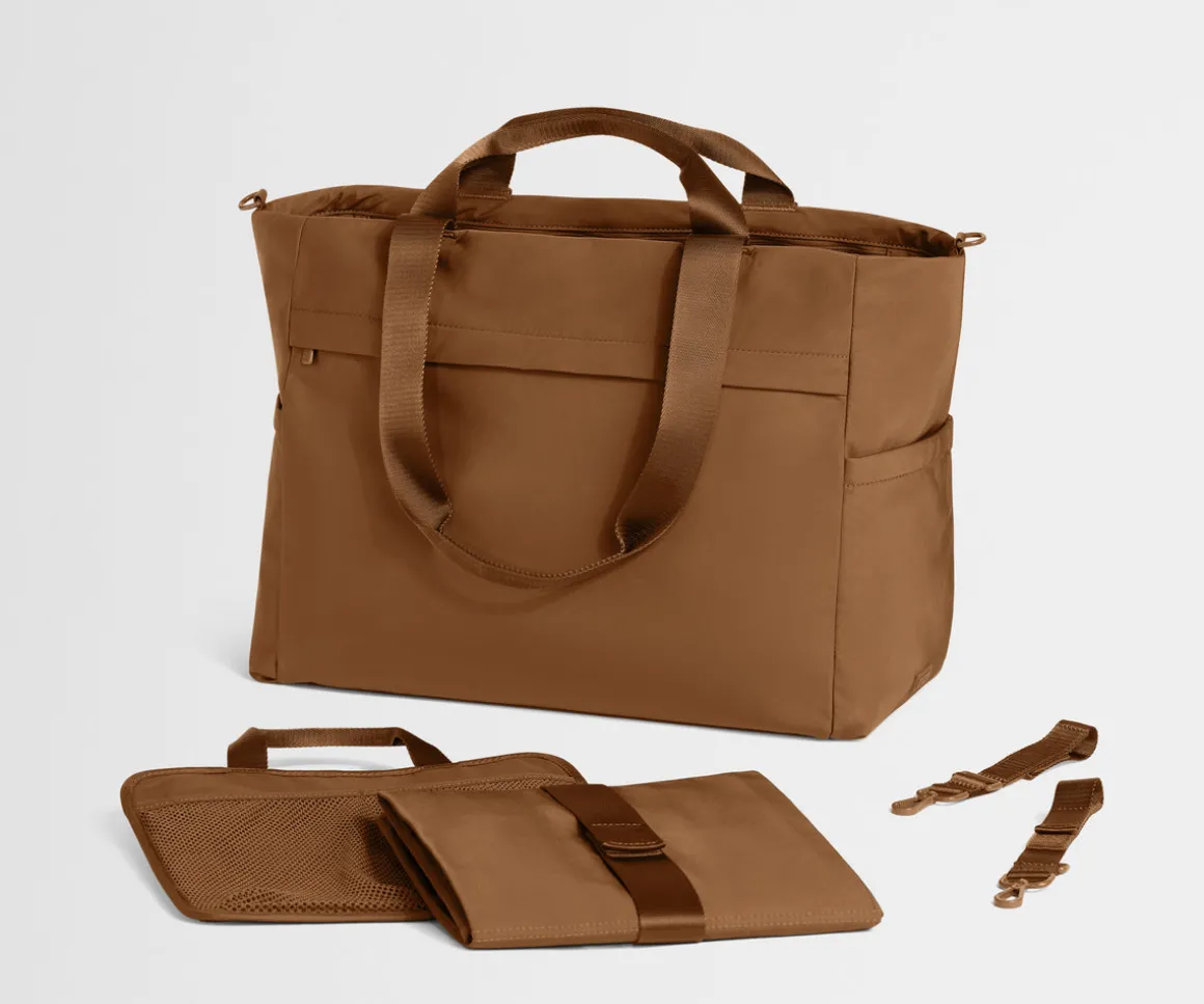 Featherlight Diaper Tote in Amaro Brown