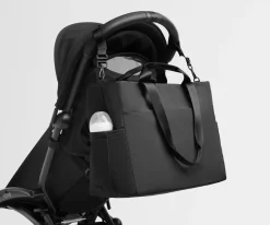 Featherlight Diaper Tote in Jet Black