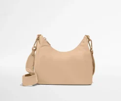 Featherlight Duo Crossbody in Camel Brown