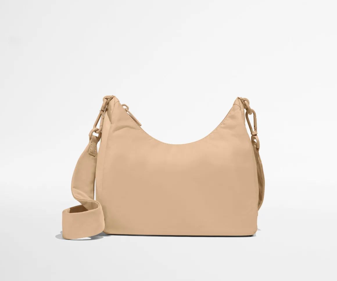 Featherlight Duo Crossbody in Camel Brown
