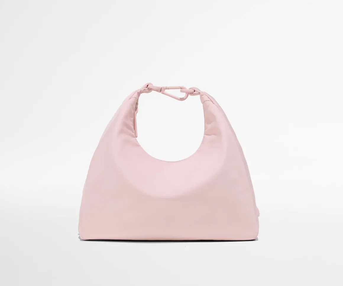 Featherlight Duo Crossbody in Blush Pink
