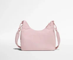 Featherlight Duo Crossbody in Blush Pink