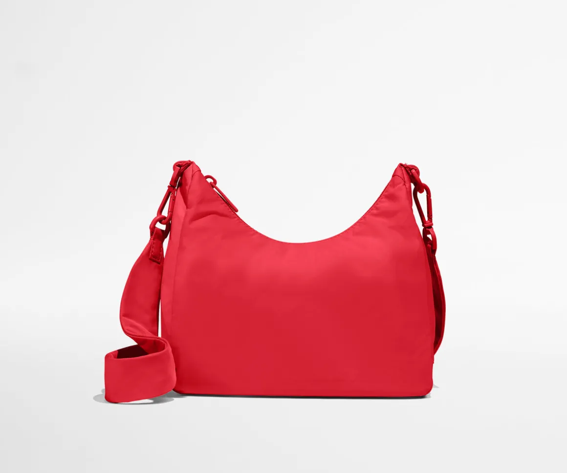 Featherlight Duo Crossbody in Cherry Red