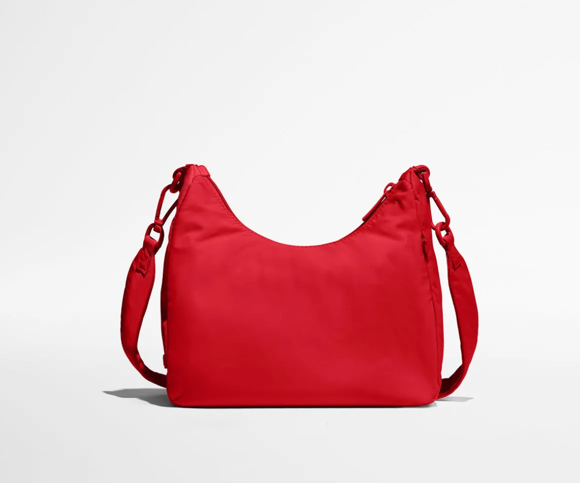 Featherlight Duo Crossbody in Cherry Red