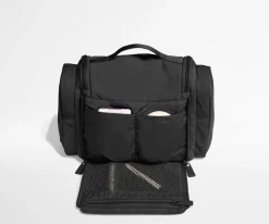 Featherlight Hanging Travel Vanity in Jet Black