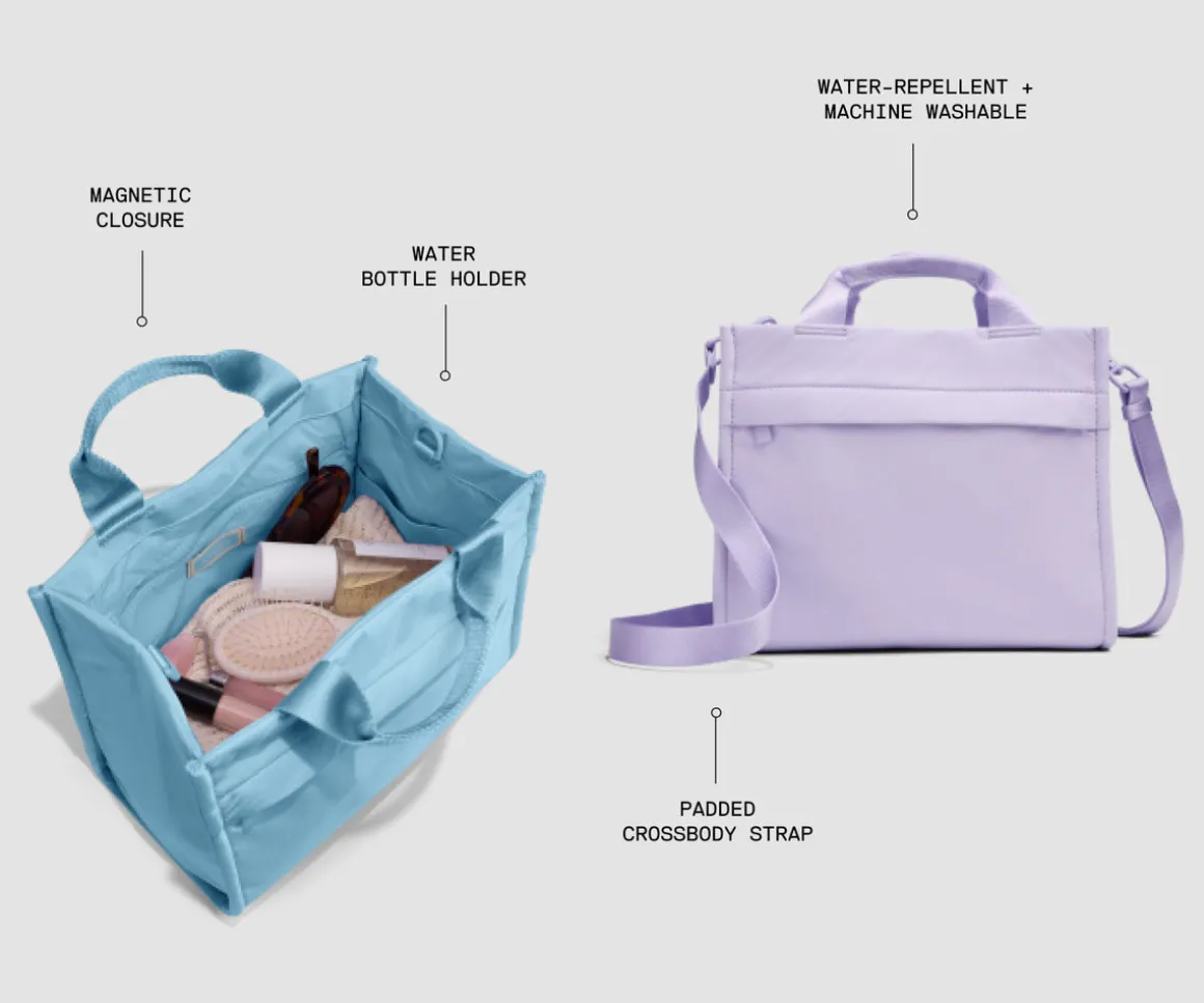 Featherlight Mini Daily Tote in Lavender Haze Purple