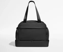 Featherlight Overnight Bag in Jet Black