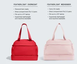 Featherlight Overnight Bag in Jet Black