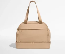 Featherlight Overnight Bag in Camel Brown