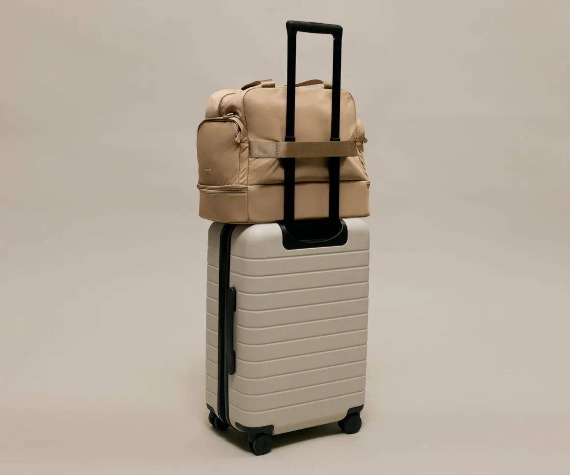 Featherlight Overnight Bag in Camel Brown