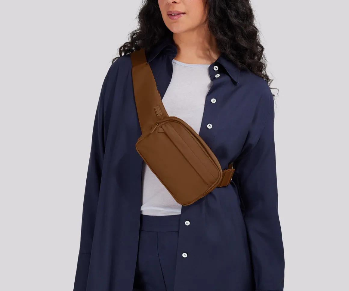 Featherlight Sling Bag in Amaro Brown
