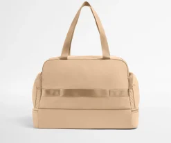 Featherlight Weekender in Camel Brown