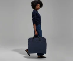 Garment Bag in Navy Blue