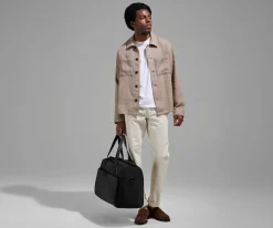 Garment Duffle in Jet Black