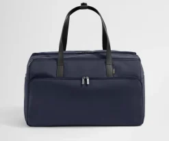 Garment Duffle in Navy Blue