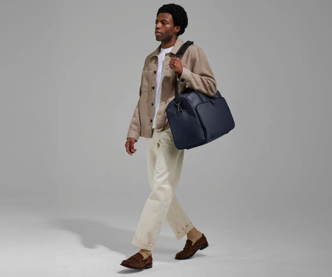 Garment Duffle in Navy Blue