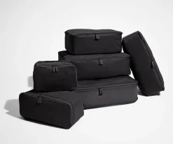 Insider Packing Cubes (Set of 6) in Jet Black
