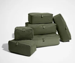 Insider Packing Cubes (Set of 6) in Olive Green