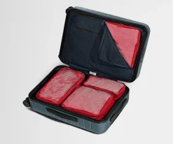 Insider Packing Cubes (Set of 4) in Cherry Red