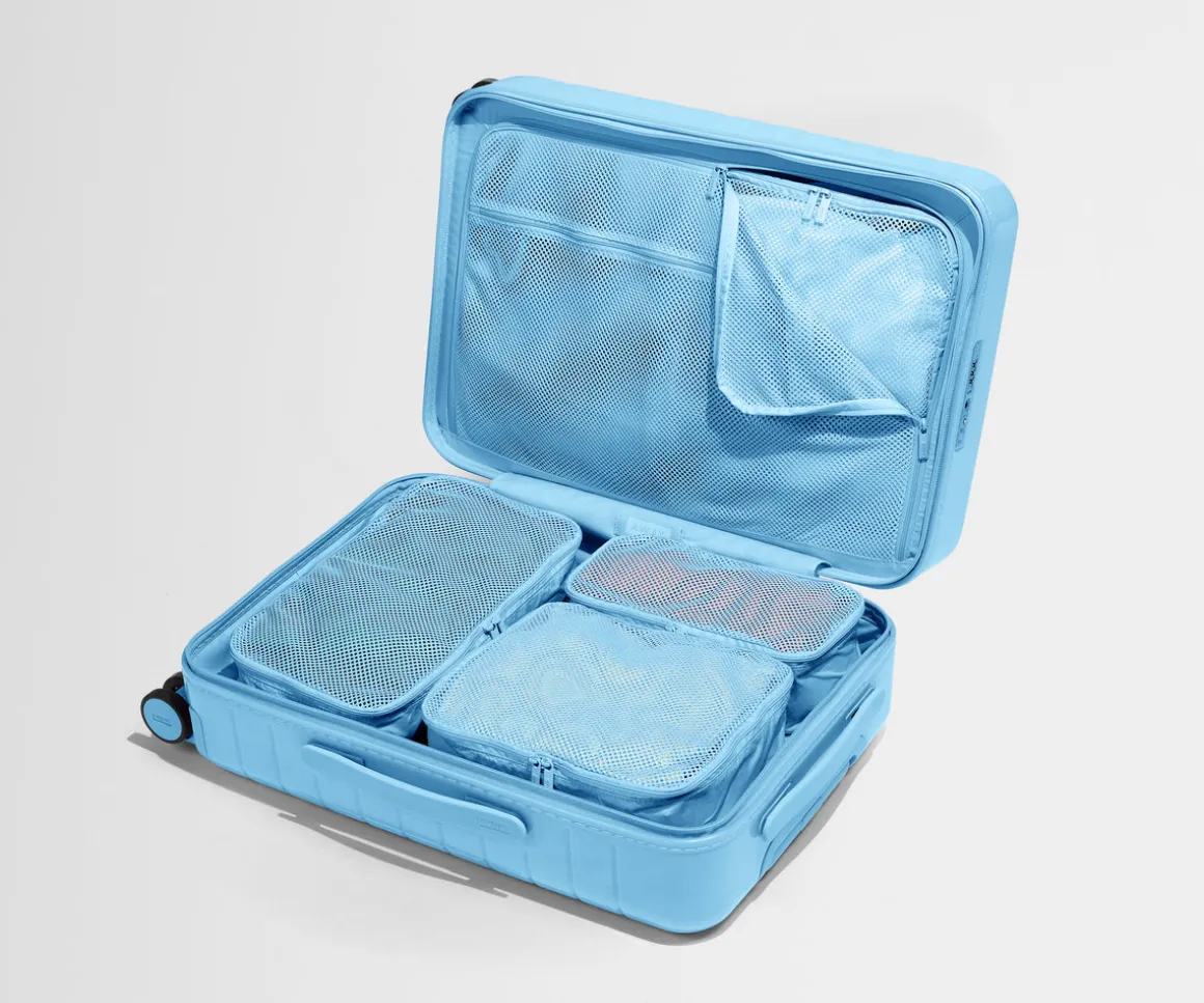 Insider Packing Cubes (Set of 4) in Opal Blue