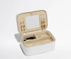 Keepsake Jewelry Case in Pearl White