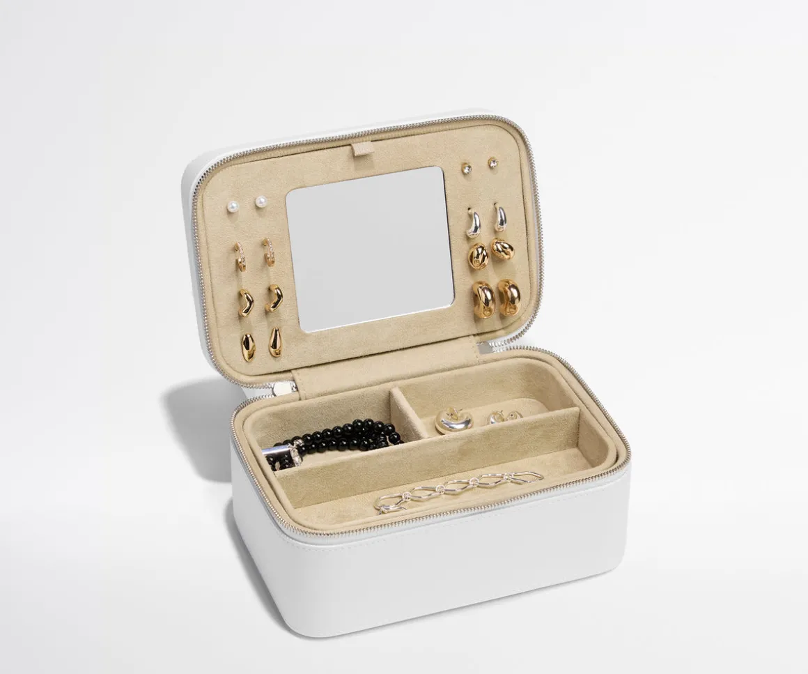 Keepsake Jewelry Case in Pearl White