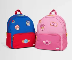 Kids Backpack in Chase Badge Blue
