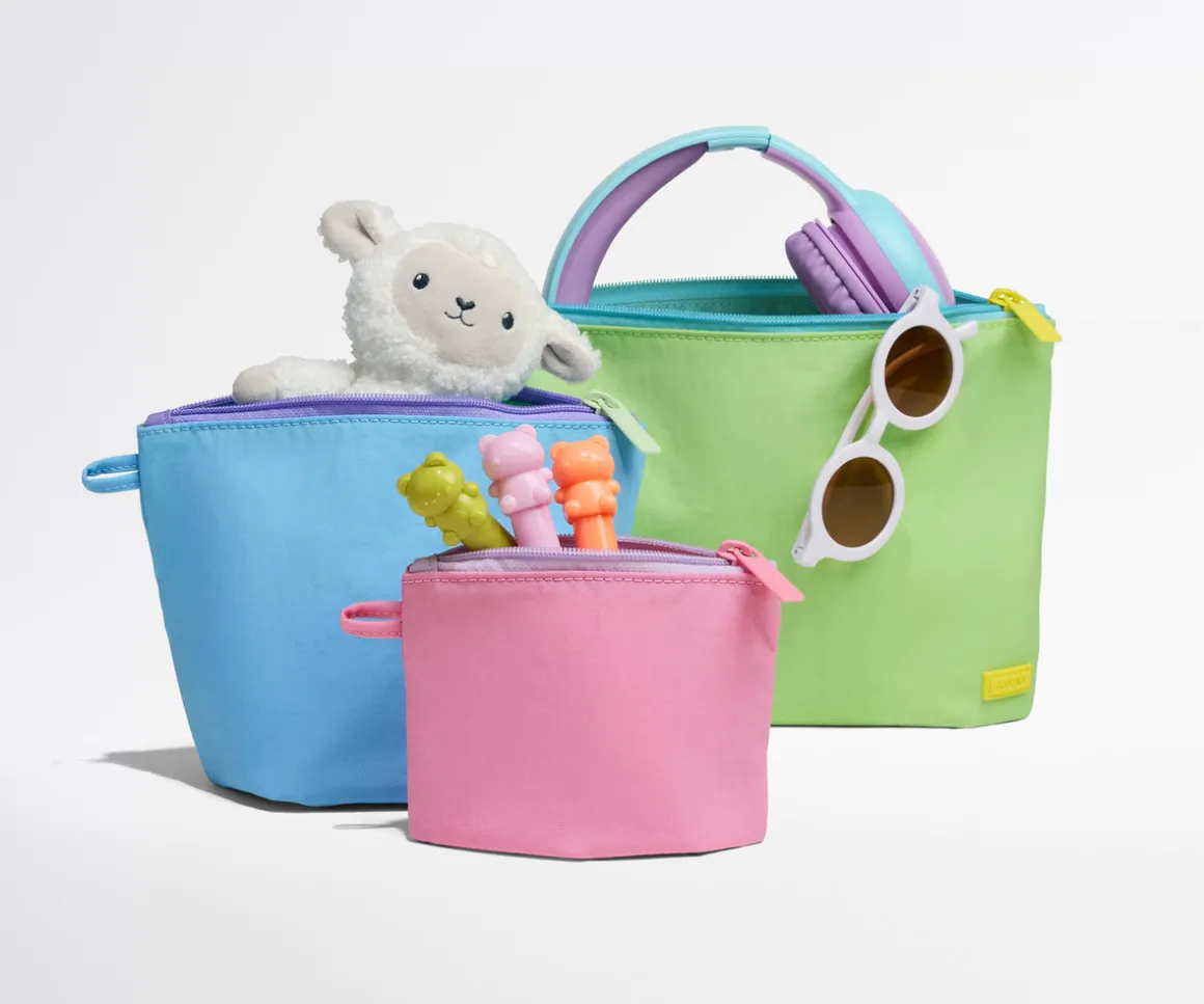 Kids Pouch Set in Garden Mix