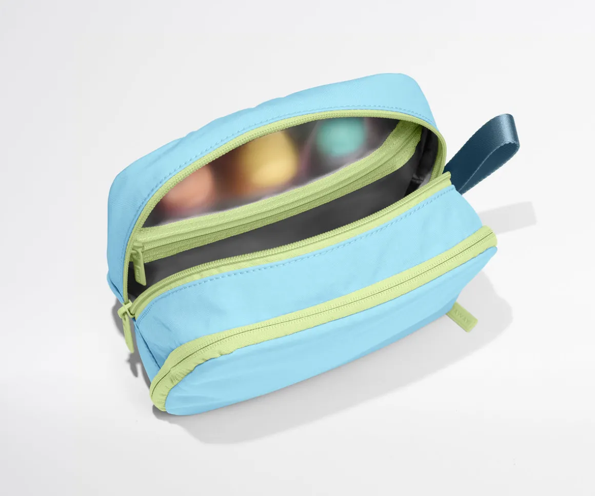 Kids Toiletry Bag in Dragonfly Blue