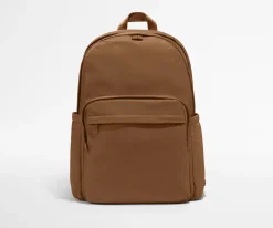 Large Featherlight Backpack in Amaro Brown