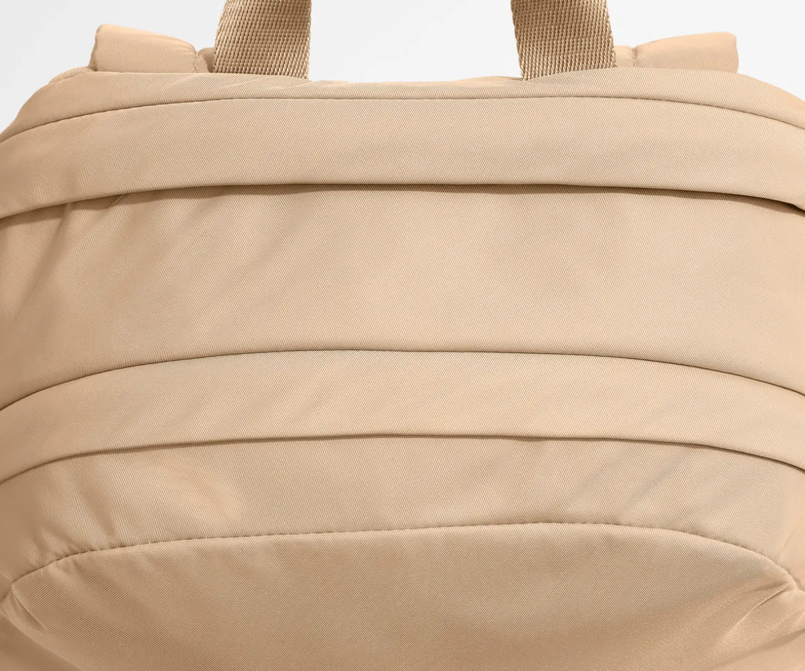 Large Featherlight Backpack in Camel Brown