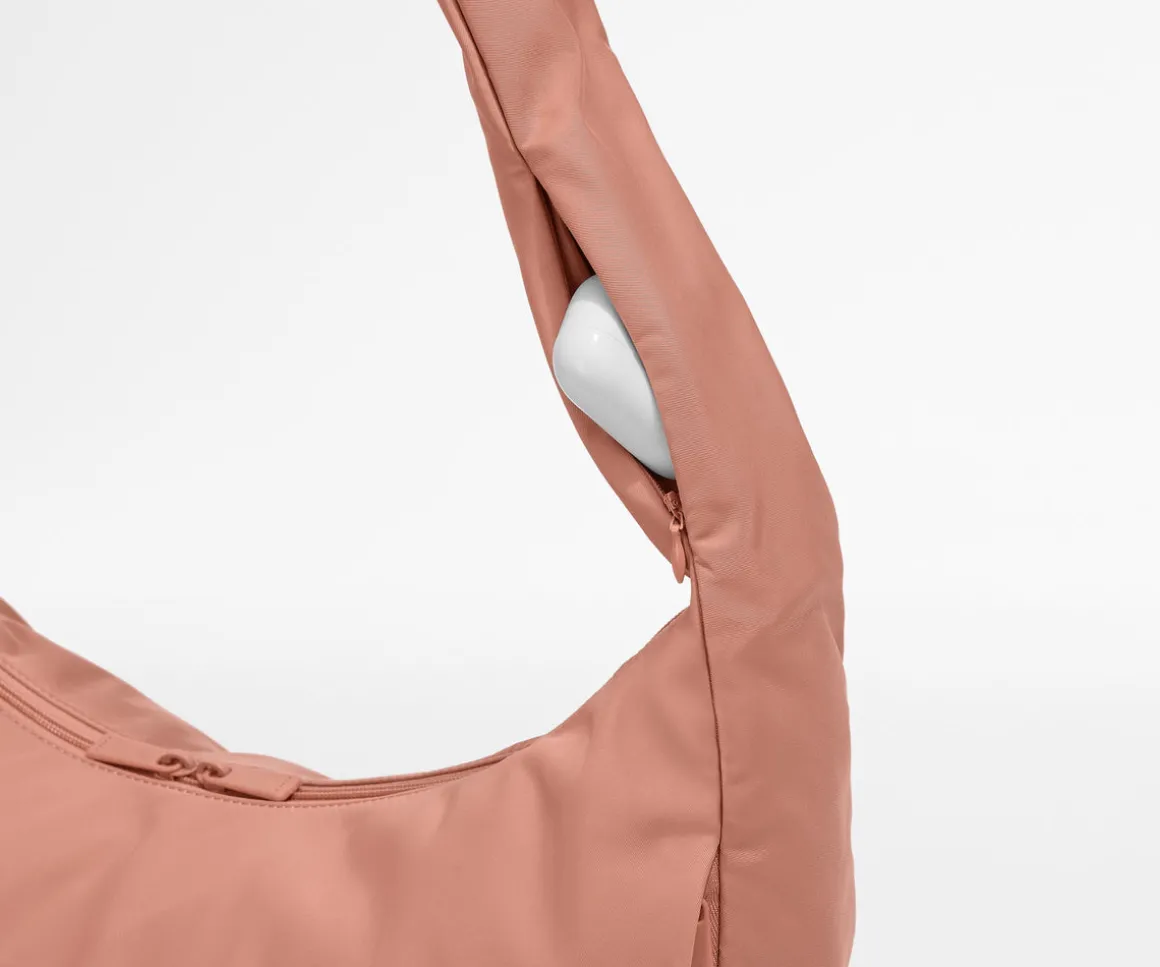 Large Featherlight Crossbody in Clay Pink