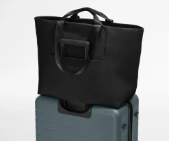 Large Featherlight Tote in Jet Black