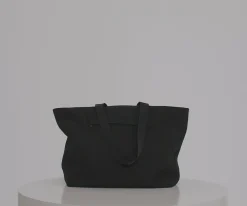 Large Featherlight Tote in Jet Black