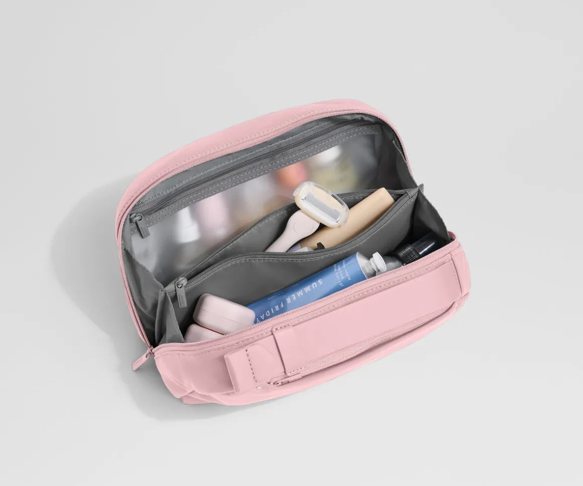 Large Toiletry Bag in Blush Pink