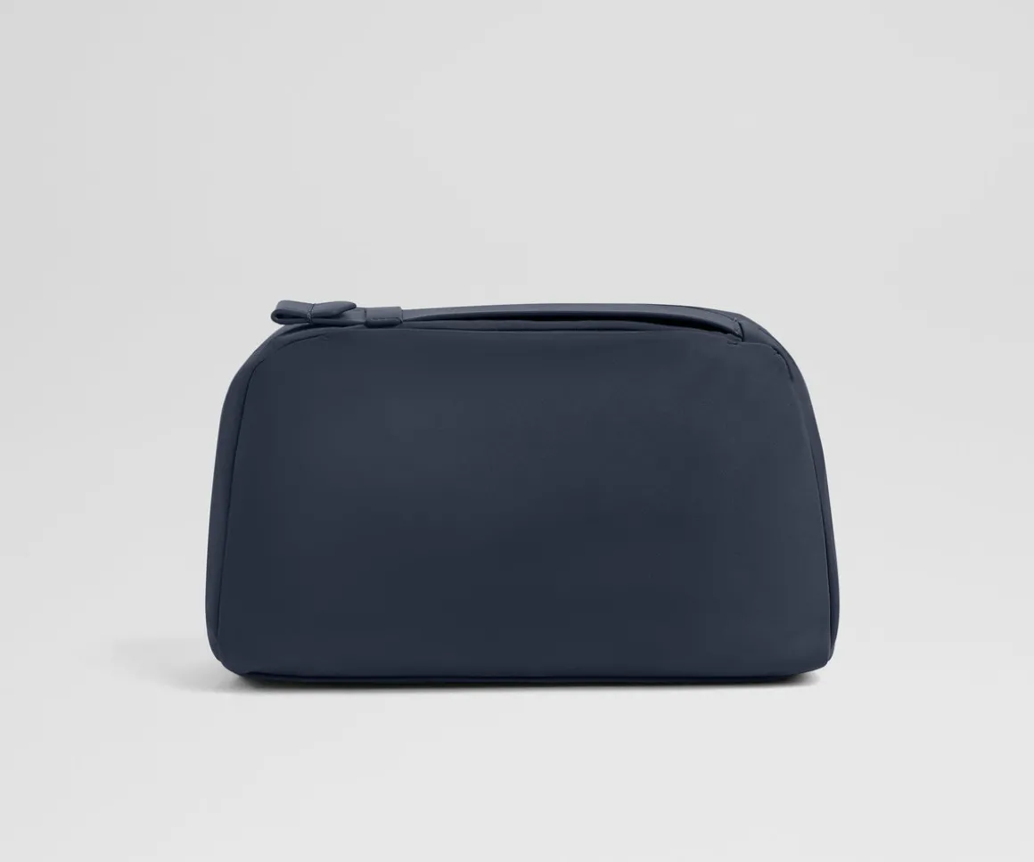 Large Toiletry Bag in Navy Blue