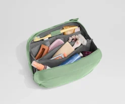 Large Toiletry Bag in Sea Green