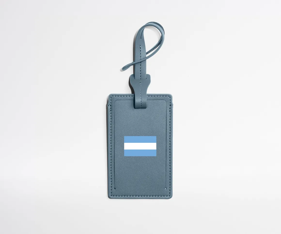 Match Day Luggage Tag in Argentina (Flag)