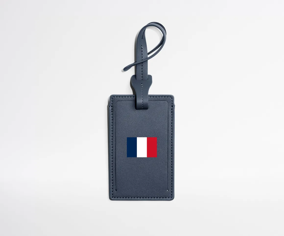 Match Day Luggage Tag in France (Flag)
